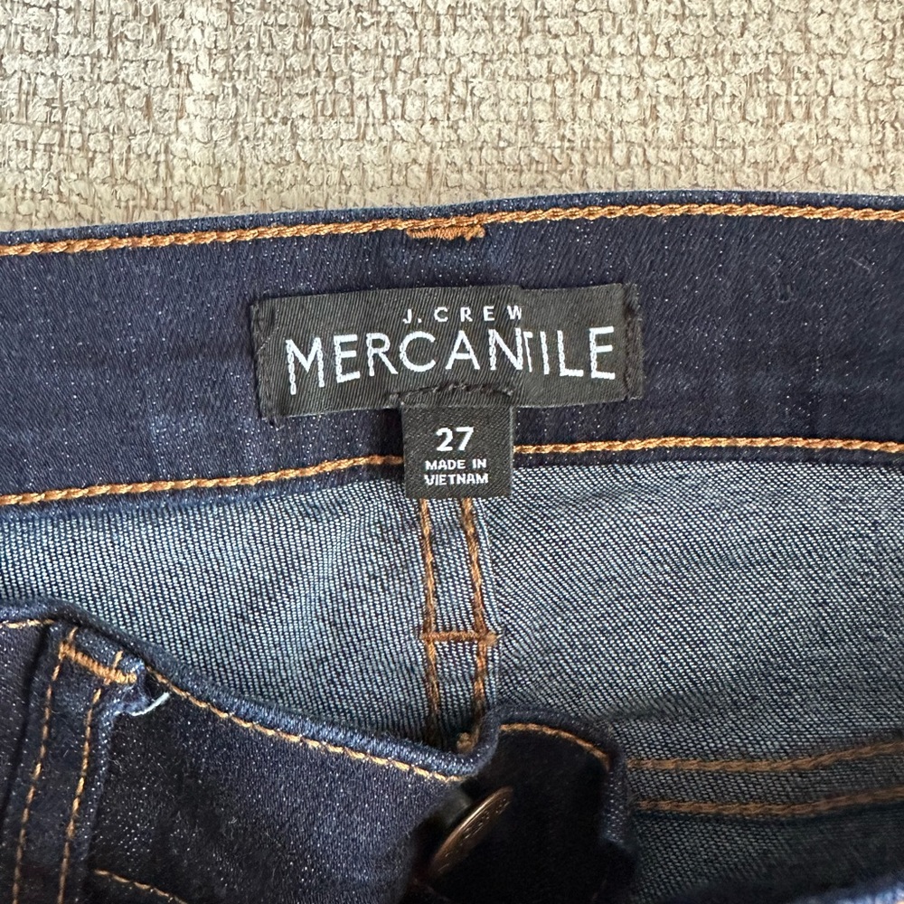 J. Crew dark wash skinny jeans, NWOT - Picture 2 of 4
